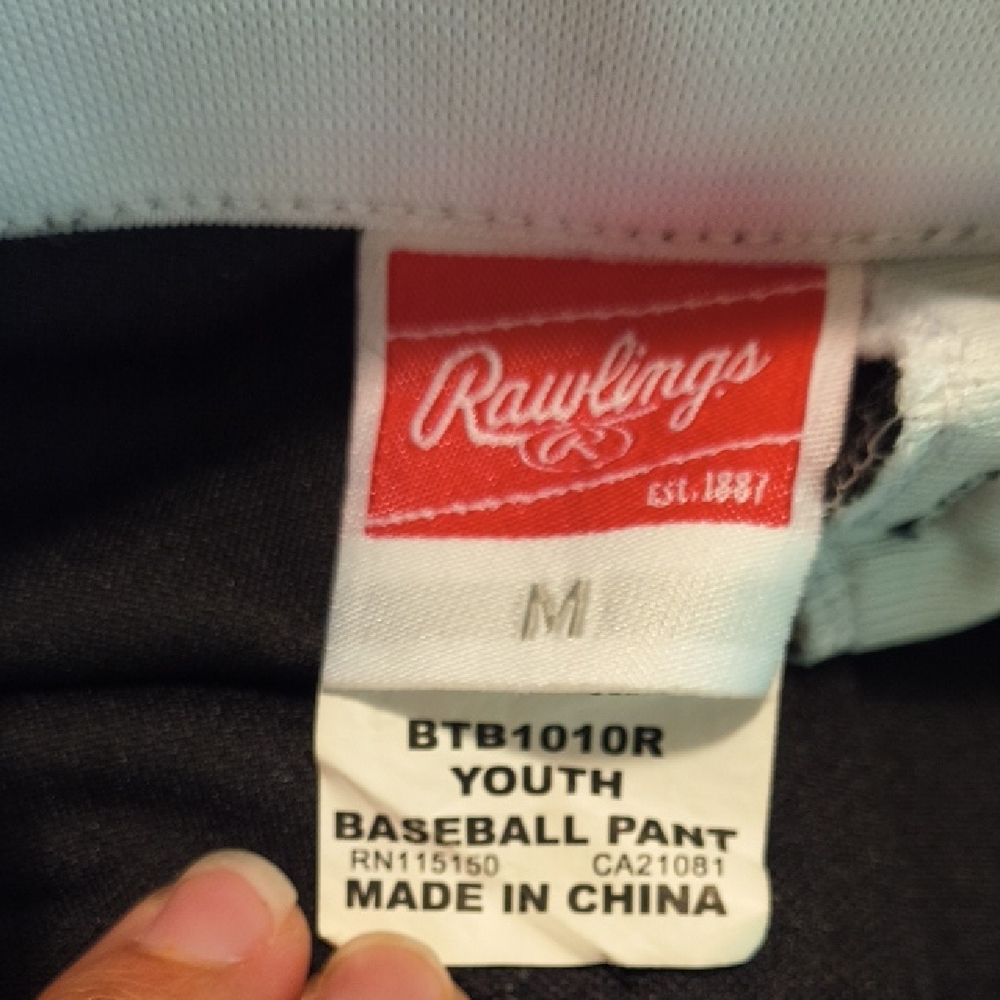 Rawlings Black Sports Shorts - Picture 2 of 3